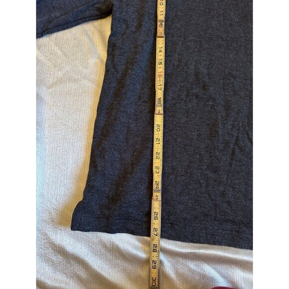 J Crew Merino Wool Oarsman Sweater Turtle Neck Gray Large-small Hole - Picture 3 of 7